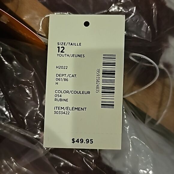 Gymboree Burgundy Faux Suede Clogs with Decorative Flowers size 12 - Picture 12 of 12